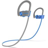 [아마존 핫딜]  [아마존핫딜]LETSCOM Bluetooth Headphones IPX7 Waterproof, Wireless Sport Earphones, HiFi Bass Stereo Sweatproof Earbuds w/Mic, Noise Cancelling Headset for Workout, Running, Gym, 8 Hours Play