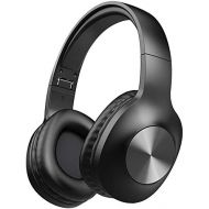 [아마존 핫딜]  [아마존핫딜]LETSCOM Bluetooth Headphones, Letscom Wireless Headphones Over Ear with Hi-Fi Sound Mic Deep Bass, 100 Hours Playtime and Soft Memory Protein Earpads for Travel Work TV PC Cellphone - Blac