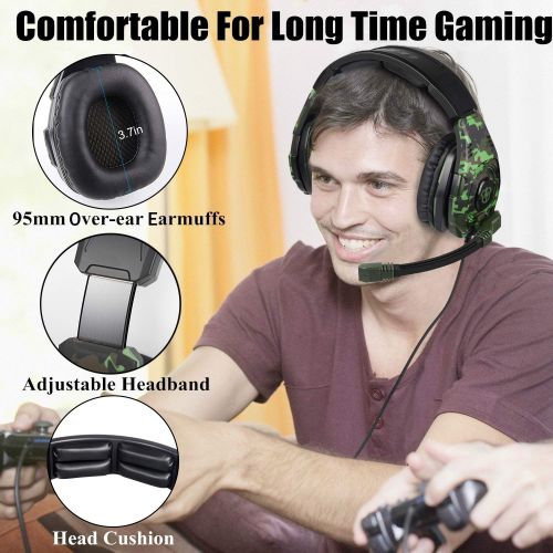  LETTON L2 Gaming Headset True Stereo Sound Headphones for PS4XboxPCMACSmart...