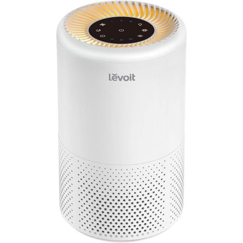  [아마존 핫딜]  [아마존핫딜]LEVOIT Air Purifier for Home Allergies and Pets Hair, Smokers, True HEPA Filter, Quiet in Bedroom,Filtration System Cleaner Remover Eliminators, 99.97% Odor Smoke Dust Mold,Night L