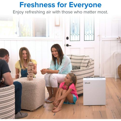  [아마존베스트]LEVOIT Air Purifier for Home Large Room with True HEPA Filter, Air Cleaner for Allergies and Pets, Smokers, Mold, Pollen, Dust, Quiet Odor Eliminators for Bedroom, Energy Star, Sma