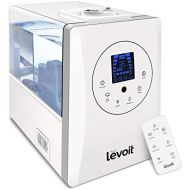 [아마존베스트]LEVOIT Humidifiers for Large Room Bedroom (6L), Warm and Cool Mist Ultrasonic Air Humidifier for Home Whole House Babies Room, Customized Humidity, Remote, Germ Free and Whisper-Qu