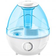 LEVOIT Humidifiers for Bedroom, 2.4L Ultrasonic Cool Mist Humidifier for Babies (BPA Free), Air Humidifier for Large Room, Whisper Quiet Operation, Auto Shut-Off and Night Light, L