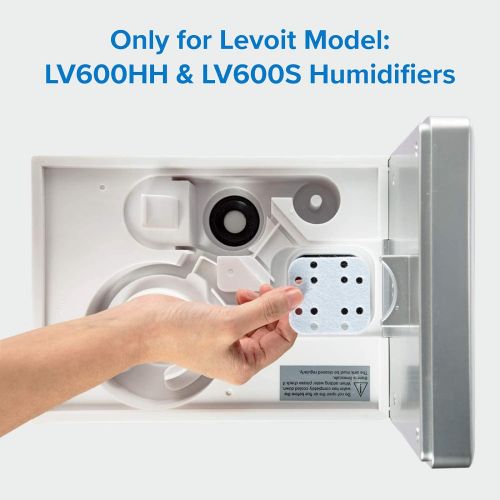  LEVOIT LV600HH Humidifier Mineral Absorption Pad, 10 Pack Descaling Pad