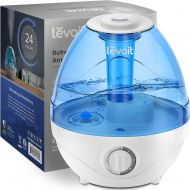 LEVOIT Cool Mist Humidifiers for Bedroom, 2.4L Ultrasonic Air Vaporizer for Babies [BPA Free], 24dB Ultra Quiet, Optional Night Light, Filterless, 0.63gal, Blue