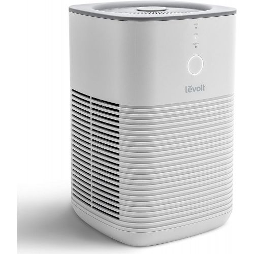  LEVOIT Air Purifier for Home Bedroom, Dual H13 HEPA Filter Remove 99.97% Dust Mold Pollen Pet Dander, Desktop Air Cleaners for Smoke and Odor with Aromatherapy, 100% Ozone Free, 24