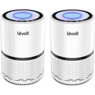 LEVOIT Air Purifier for Home Smokers Allergies and Pets Hair, True HEPA Filter, Quiet in Bedroom, Filtration System Cleaner Eliminators, Odor Smoke Dust Mold, Night Light, LV-H132,