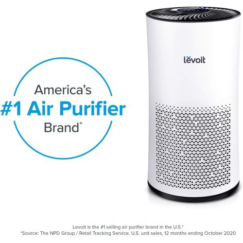  LEVOIT Air Purifier for Home Large Room with H13 True HEPA Filter & Air Purifiers for Home Allergies and Pets Hair, H13 True HEPA Filter for Bedroom, 24db Filtration with ARC Formu