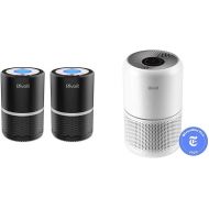 LEVOIT Air Purifier for Home Smokers Allergies and Pets Hair, Black, 2PACK & Air Purifier for Home Allergies Pets Hair Smokers in Bedroom, H13 True HEPA Air Purifiers Filter, 24db,