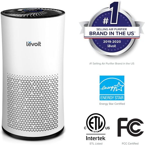  [아마존베스트]LEVOIT Air Purifier for Home Large Room with H13 True HEPA Filter, Air Cleaner for Allergies and Pets, Smokers, Mold, Pollen, Dust, Quiet Odor Eliminators for Bedroom, Smart Auto M