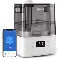 [아마존베스트]LEVOIT Cool Mist Humidifiers for Bedroom, 6L Smart Top Fill Ultrasonic Air Vaporizer for Large Room, Home, Baby [BPA Free], Essential Oil Diffuser, Filterless, Work with Alexa & Ve