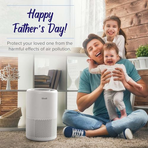  LEVOIT Air Purifiers for Home Large Room, Smart WiFi Alexa Control, H13 True HEPA Filter for Allergies, Pets, Somke, Dust, Pollen, Ozone Free, 24dB Quiet Cleaner for Bedroom, Core