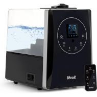 LEVOIT Humidifiers for Bedroom Large Room, 6L Extra Large Capactiy, Hybrid Mist Air Vaporizer for Home and Whole House, Rapid Humidification, Customized Humidity, Remote Control, W