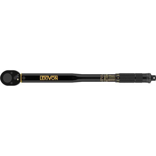  LEXIVON 1/2 Drive Click Torque Wrench 10-150.-Lb./13.6-203.5 Nm (LX-183)