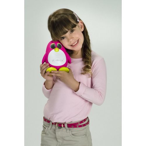  LEXiBOOK Marbo, The Fun Connected Robot, Understant and Chat, Sing, Dance and Tell Stories, Teach, Play, eat, Imitate, Batterie, Pink, MARBO2EN