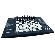 Lexibook CG1300 ChessMan Elite Interactive electronic chess game, 64 levels of difficulty, LEDs, battery powered, black / white