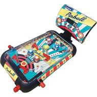 LEXiBOOK Table Electronic Pinball, Action and Reflex Game for Children and Family, LCD Screen, Light and Sound Effects, JG610