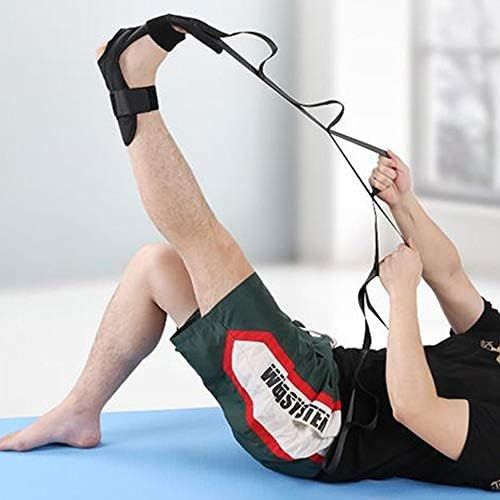  [아마존베스트]LEZED Yoga Stretching Belt Gym Band Yoga Strap Yoga Gymnastics Strap Fitness Bands Double Fixed Version Ankle and Instep for Fitness Pilates Physiotherapy Stretch Strap
