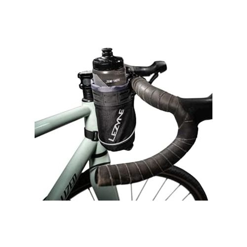  LEZYNE Stuff Bicycle Caddy, Versatile Mounts to Handlebars, Frames or Forks, Water Resistant, Durable Bike Caddy
