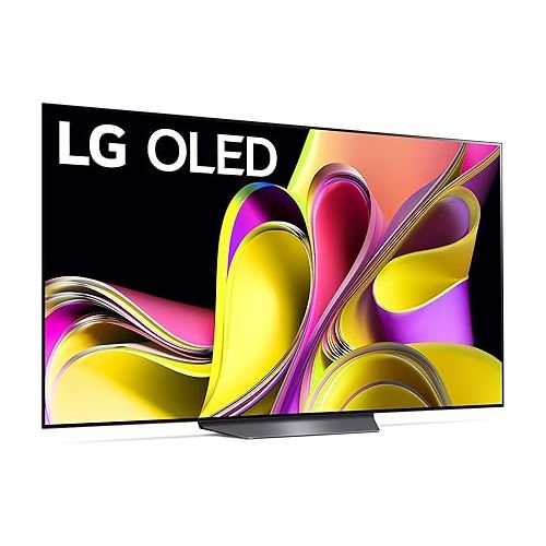  LG B3 Series 65-Inch Class OLED Smart TV OLED65B3PUA, 2023 - AI-Powered 4K TV, Alexa Built-in,Black
