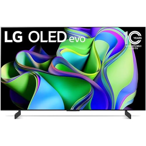  LG OLED77C3PUA OLED evo C3 77 Inch HDR 4K Smart OLED TV 2023 (Renewed) Bundle with 2 YR CPS Enhanced Protection Pack