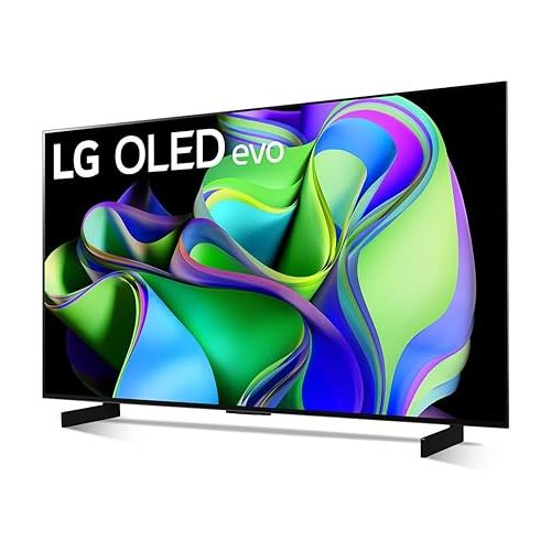  LG OLED77C3PUA OLED evo C3 77 Inch HDR 4K Smart OLED TV 2023 (Renewed) Bundle with 2 YR CPS Enhanced Protection Pack