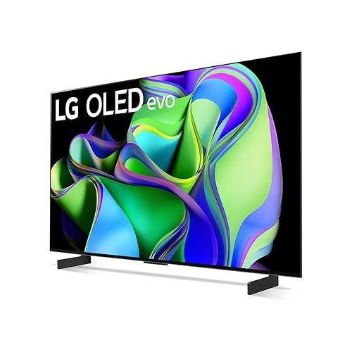  LG OLED77C3PUA OLED evo C3 77 Inch HDR 4K Smart OLED TV 2023 (Renewed) Bundle with 2 YR CPS Enhanced Protection Pack