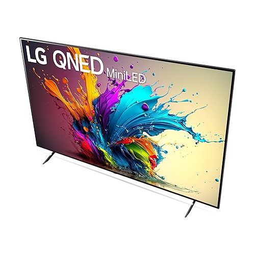  LG 75-Inch Class QNED90T Series Mini LED Smart TV 4K Processor Flat Screen with Magic Remote AI-Powered with Alexa Built-in (75QNED90TUA, 2024)