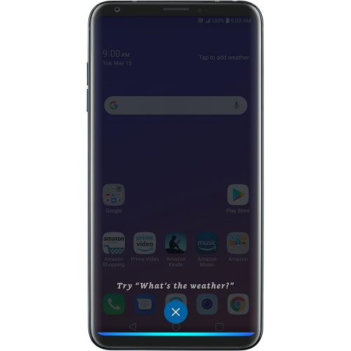  [아마존 핫딜]  [아마존핫딜]LG V35 ThinQ with Alexa Hands-Free  Prime Exclusive Phone  Unlocked  64 GB  Aurora Black