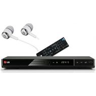 [아마존베스트]LG DP547 REGION FREE DVD / CD / WMA player Multi format playback including DivX HD, Progressive scan, Karaoke Jack with USB / FREE ALPHASONIK EARBUDS