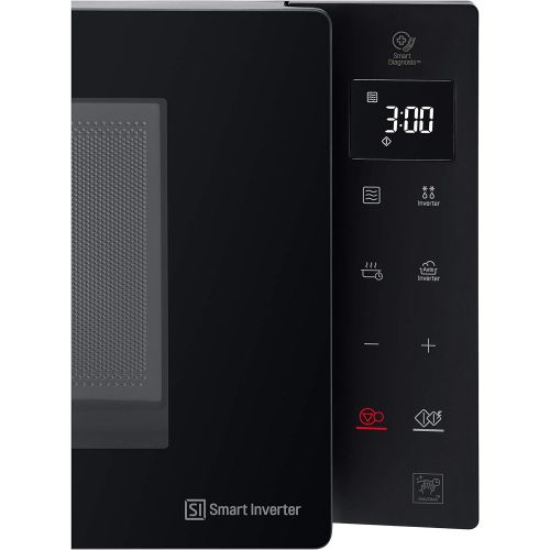  LG Electronics Smart Inverter Mikrowelle W, Grill 900W, 25l Fassungsvermoegen, 1000W, 25Liter, Schwarz