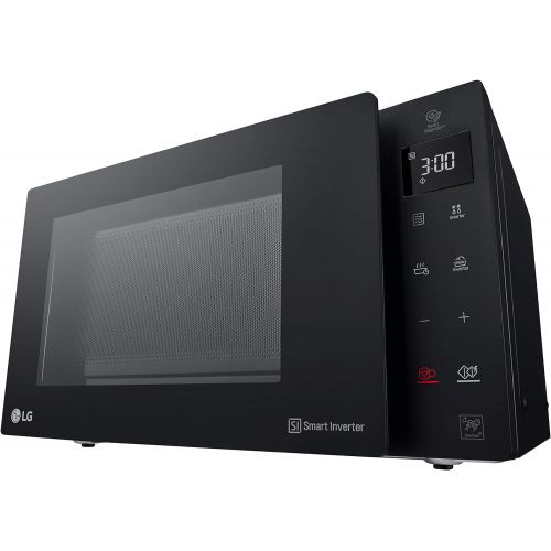  LG Electronics Smart Inverter Mikrowelle W, Grill 900W, 25l Fassungsvermoegen, 1000W, 25Liter, Schwarz