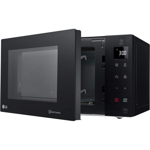  LG Electronics Smart Inverter Mikrowelle W, Grill 900W, 25l Fassungsvermoegen, 1000W, 25Liter, Schwarz