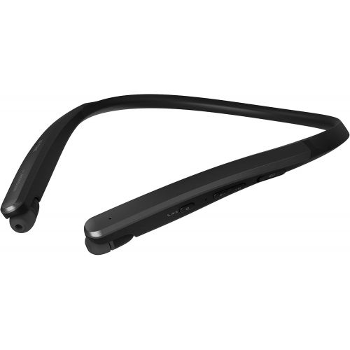  LG Tone Flex HBS-XL7 Bluetooth Wireless Stereo Neckband Earbuds with 32-Bit Hifi DAC Tune by Meridian Audio, Black