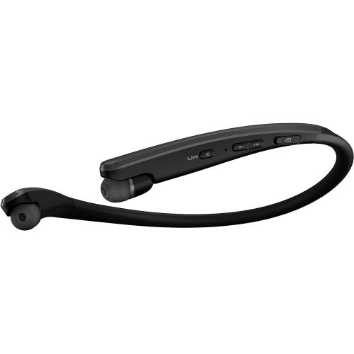  LG Tone Flex HBS-XL7 Bluetooth Wireless Stereo Neckband Earbuds with 32-Bit Hifi DAC Tune by Meridian Audio, Black