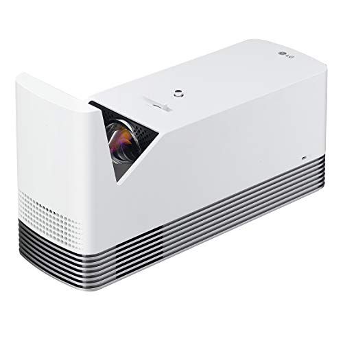  LG HF85LA 120” Full HD (1920 x 1080) Laser Smart Home Theater CineBeam Ultra Short Throw Projector, 1500 ANSI Lumen, Smart TV enabled, HDR10, with Magic Remote - White