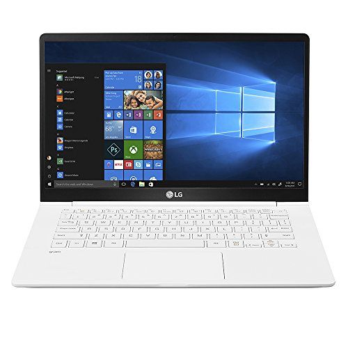  LG gram Laptop - 14 Full HD Display, Intel 8th Gen Core i5, 8GB RAM, 256GB SSD, 21.5 Hour Battery Life - 14Z980-U.AAW5U1 - White (2018)