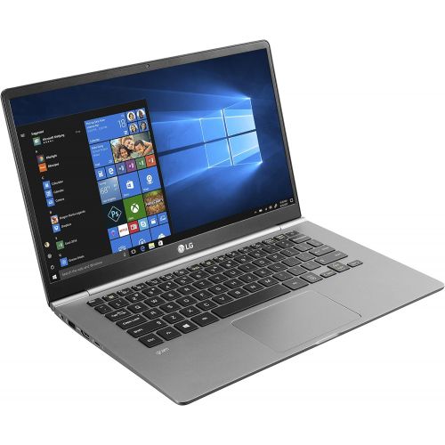  LG gram Laptop - 14 Full HD Display, Intel 8th Gen Core i7, 16GB RAM, 256GB SSD, 19.5 Hour Battery Life, Thunderbolt 3- 14Z990-R.AAS7U1 (2019), Dark Silver