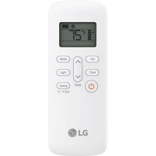  LG 6,000 BTU (DOE) / 8,000 BTU (ASHRAE) Portable Air Conditioner, Cools 250 Sq.Ft. (10 x 25 room size), Quiet Operation, LCD Remote, Window Installation Kit Included, 115V