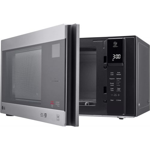  LG LMC0975ASZ 0.9 CF Countertop Microwave, Smart Inverter, Easy-Clean Interior with Hexagonal Ring, Stainless Steel