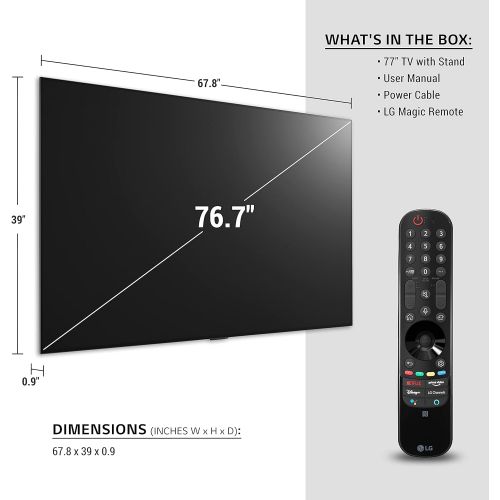  LG전자 77인치 OLED G1 알렉사 빌트인 4k 스마트 OLED evo 티비 2021년형 (OLED77G1PUA)