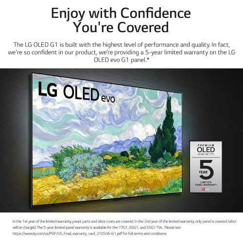  LG전자 77인치 OLED G1 알렉사 빌트인 4k 스마트 OLED evo 티비 2021년형 (OLED77G1PUA)