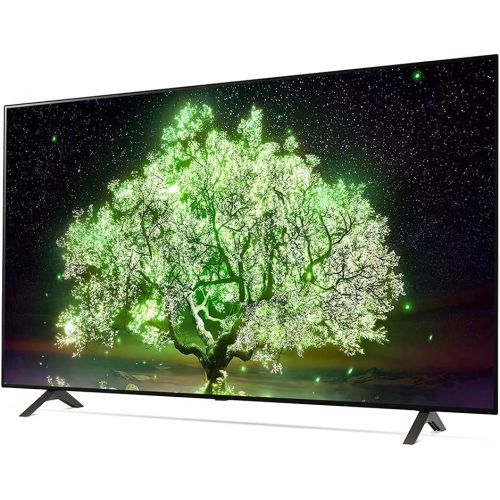  LG OLED65A1PUA 65 Inch A1 Series 4K HDR Smart TV with AI ThinQ 2021 Bundle with Premium 2 YR CPS Enhanced Protection Pack