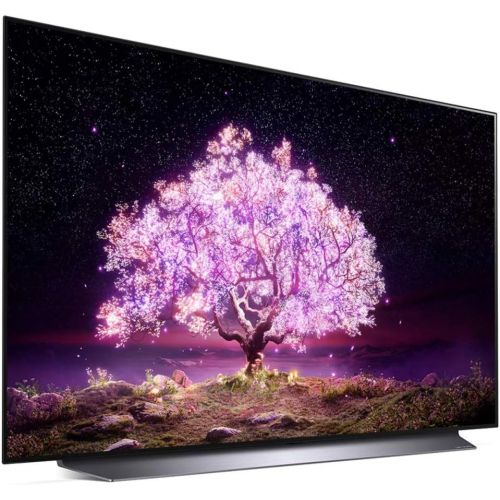 LG OLED65C1PUB 65 Inch 4K Smart OLED TV with AI ThinQ 2021 Model Bundle with Premiere Movies Streaming 2020 + 37-70 Inch TV Wall Mount + 6-Outlet Surge Adapter + 2X 6FT 4K HDMI 2.0