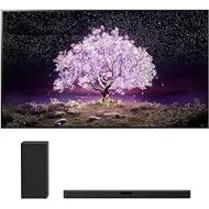 LG OLED55C1PUB 55 4K Ultra High Definition OLED Smart C1 Series TV with an LG SN5Y 2.1 Channel DTS Virtual High Definition Soundbar and Subwoofer (2021)