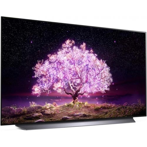  LG OLED65C1PUB 65 Inch 4K Smart OLED TV with AI ThinQ (2021 Model) Bundle with Premium 4 YR CPS Enhanced Protection Pack