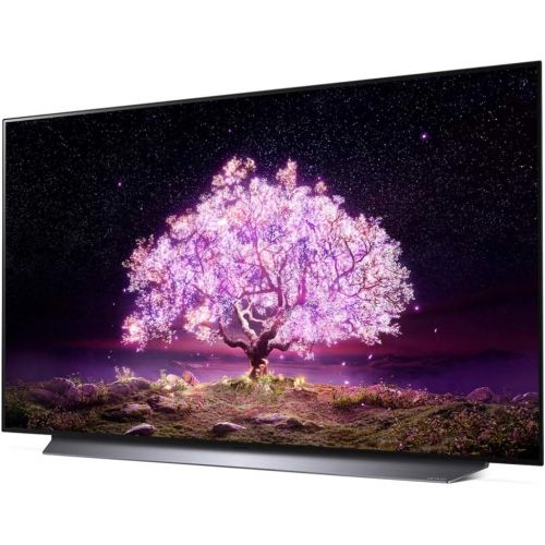  LG OLED65C1PUB 65 Inch 4K Smart OLED TV with AI ThinQ (2021 Model) Bundle with Premium 4 YR CPS Enhanced Protection Pack