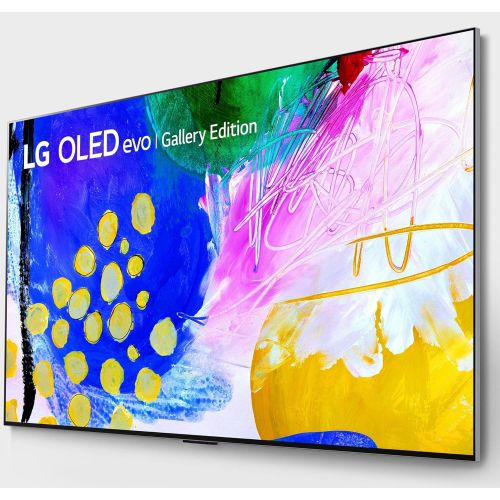  LG 83-Inch Class OLED evo Gallery Edition G2 Series Alexa Built-in 4K Smart TV, 120Hz Refresh Rate, AI-Powered 4K, Dolby Vision IQ and Dolby Atmos, WiSA Ready, Cloud Gaming (OLED83