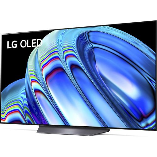  LG 55-Inch Class OLED B2 Series Alexa Built-in 4K Smart TV, 120Hz Refresh Rate, AI-Powered 4K, Dolby Vision IQ and Dolby Atmos, WiSA Ready, Cloud Gaming (OLED55B2PUA, 2022)