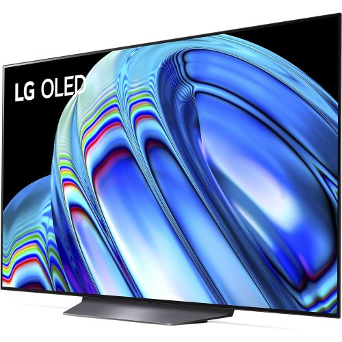  LG 55-Inch Class OLED B2 Series Alexa Built-in 4K Smart TV, 120Hz Refresh Rate, AI-Powered 4K, Dolby Vision IQ and Dolby Atmos, WiSA Ready, Cloud Gaming (OLED55B2PUA, 2022)
